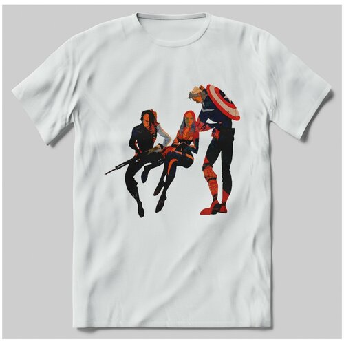 фото Футболка с принтом avengers- 101 brut-shop