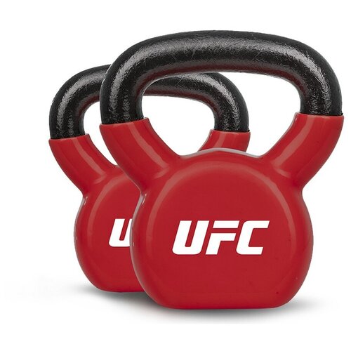 Гиря 4 кг UFC ПВХ UHA-69692 гиря 24кг ufc