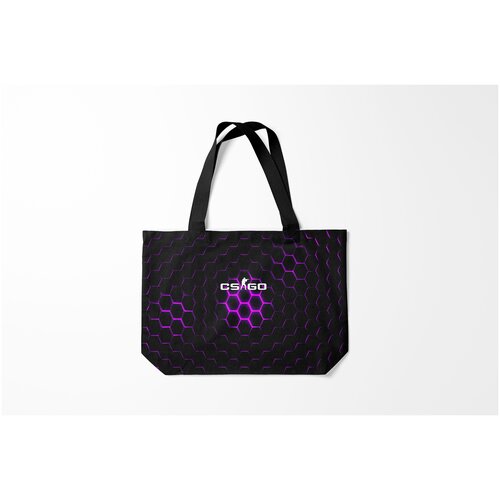 фото Сумка-шоппер / 46х35 см / геймерам / counter strike cs go burnettie