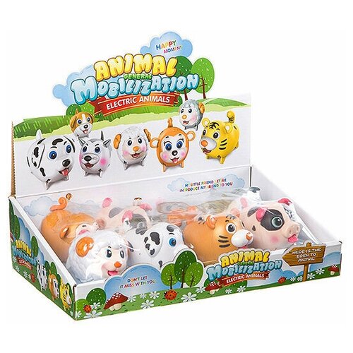 фото Набор пласт. зверей на бат., 8 шт., вох 32х19х9 см, арт.bt-2215e. нет бренда