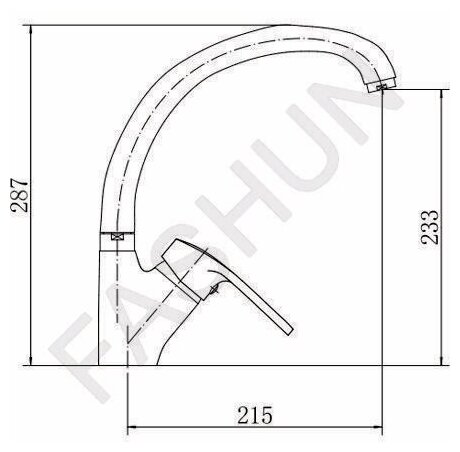 Смеситель для кухни Fashun - фото №2