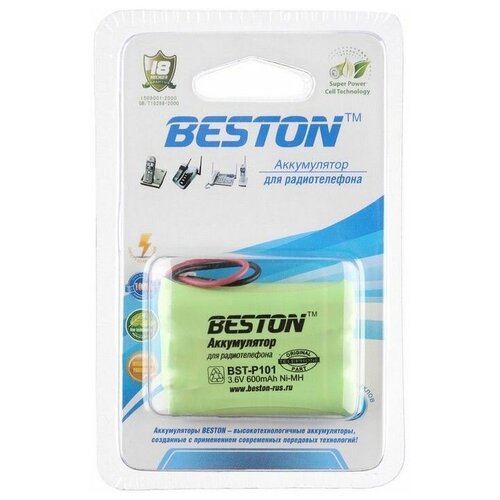 Аккумулятор BESTON BST- P101 (Panasonic HHR-P101E, GP T-207), 3.6 В, 3хААА, 600 мАч, NiMH BL1