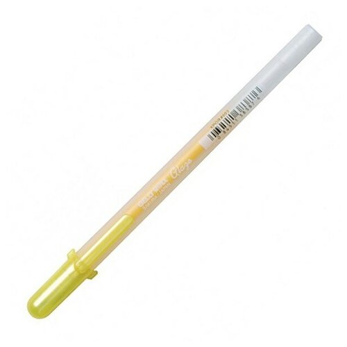 Шариковая ручка Sakura Ручка гелевая GELLY ROLL GLAZE Sakura, Желтый