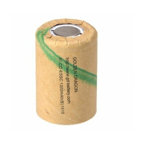 фото Аккумулятор golden dragon 4, 5sc, ni- cd 1.2v 1300mah gd-4, 5sc-1.3