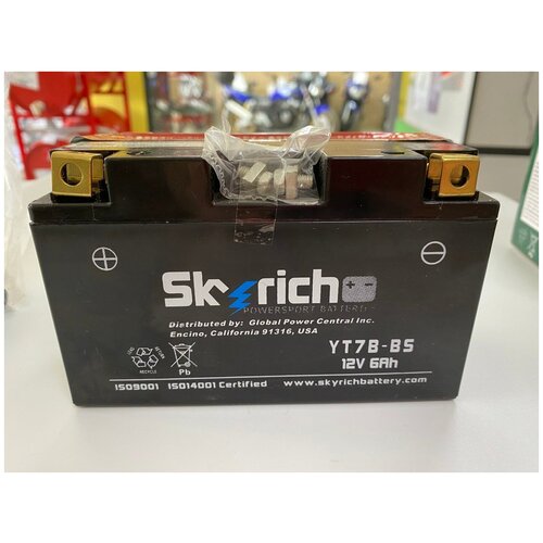 Аккумулятор Skyrich YT7B-BS