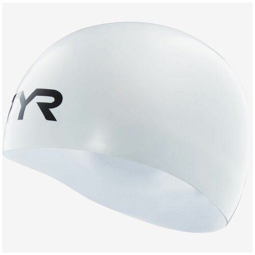 Шапочка для плавания TYR Tracer-X Dome Cap (100 Белый, M)