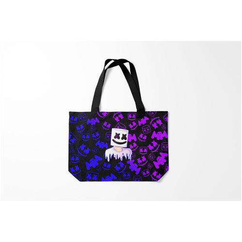 фото Сумка-шоппер / 46х35 см / разная музыка / marshmello burnettie