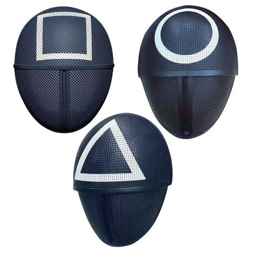 Набор масок из сериала Игра в Кальмара 3 шт/Squid Game Cosplay Mask