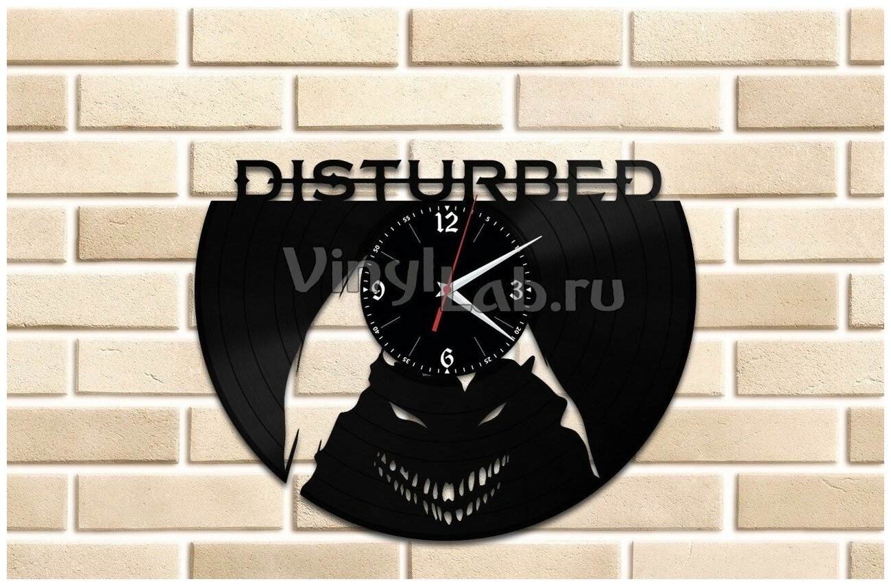 Disturbed — часы из виниловой пластинки (c) VinylLab