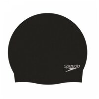 Шапочка для плавания SPEEDO Plain Molded Silicone Cap, 8-709849097, черный, силикон