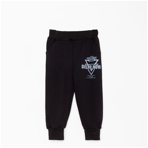 фото Брюки для мальчика а.16121a-67, цвет черный, рост 92 вереск