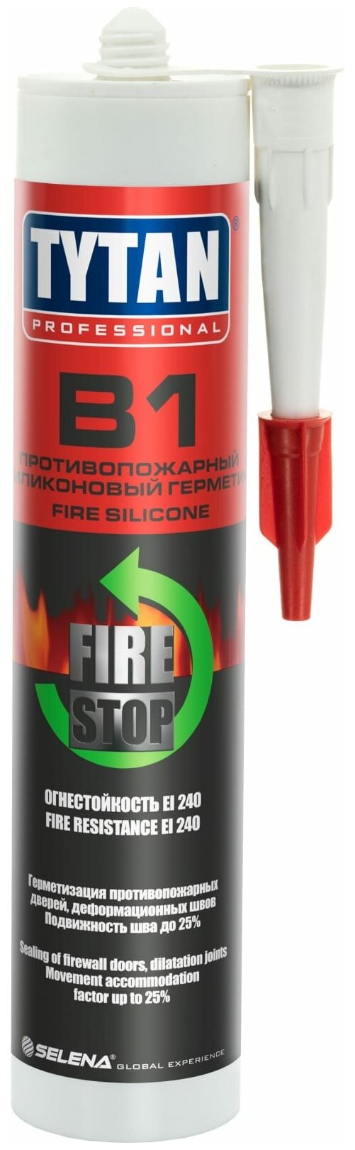 Герметик силиконовый противопожарный Professional B1 белый 310 мл