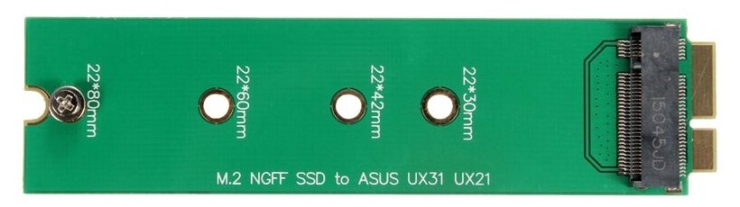 Переходник M.2 (NGFF) SSD на SSD 18 контактный адаптер для Asus UX31 UX21 Zenbook