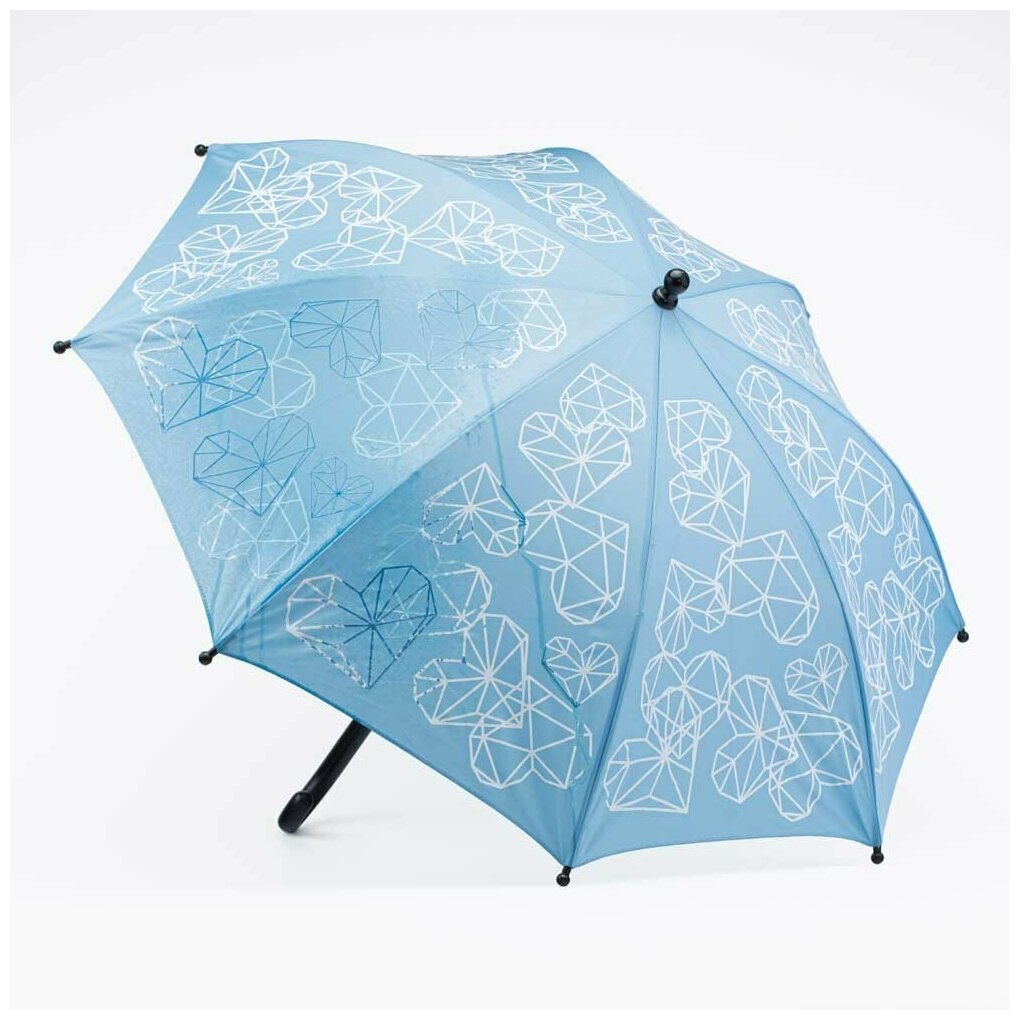 Зонты для девочек котофей 03807076-40 размер детский цвет голубой