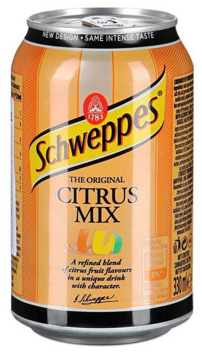 Тоник Schweppes CITRUS MIX 0,33 (24 шт) - фотография № 1