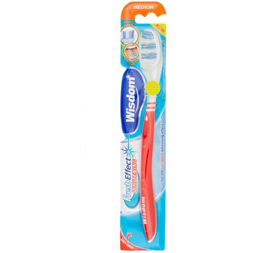 Wisdom Fresh Effect Whitening MediumЗубная щетка со специальным покрытием. Средней жесткости