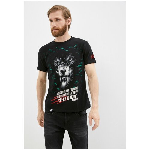Футболка Legenda Волк Black M