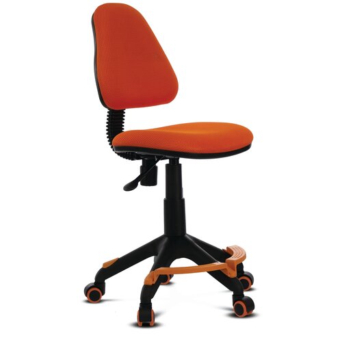 фото Компьютерное кресло бюрократ kd-4-f детское, обивка: текстиль, цвет: оранжевый