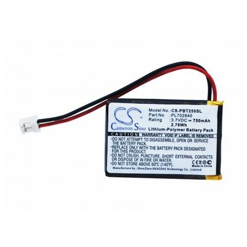 фото Аккумуляторная батарея cameronsino cs-pbt250sl для philips bt2500 3.7v 750mah 2.78wh cameron sino