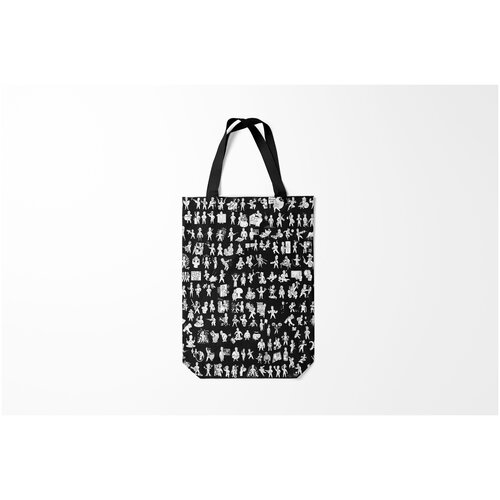 фото Сумка-шоппер / 31х42 см / геймерам / fallout black burnettie