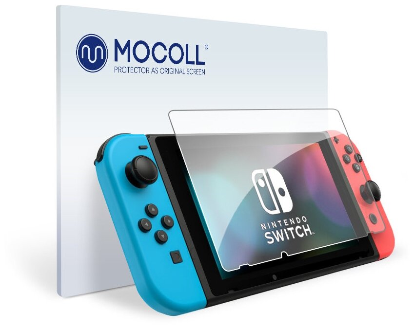 Пленка защитная MOCOLL для дисплея игровой приставки Nintendo Switch глянцевая