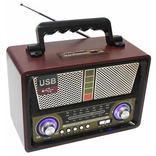 Радиоприёмник Kemai MD-1802 BT (microSD/SD/USB/FM/Bluetooth/220 В)