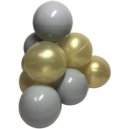 Комплект шариков Премиум (150 шт: золотой и серый) для сухого бассейна