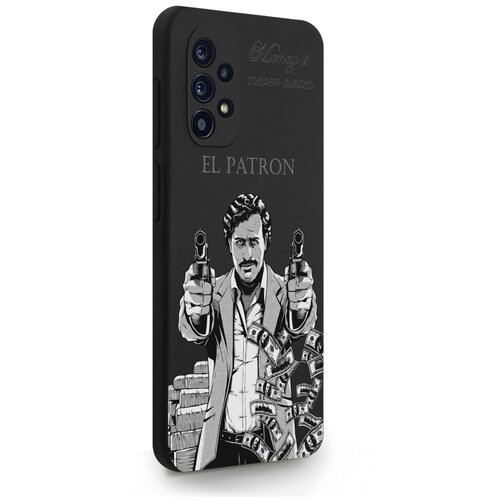 черный силиконовый чехол musthavecase для samsung galaxy a30 el patron pablo escobar пабло эскобар для самсунг галакси а30 Черный силиконовый чехол MustHaveCase для Samsung Galaxy A32 El Patron Pablo Escobar/ Пабло Эскобар для Самсунг Галакси A32