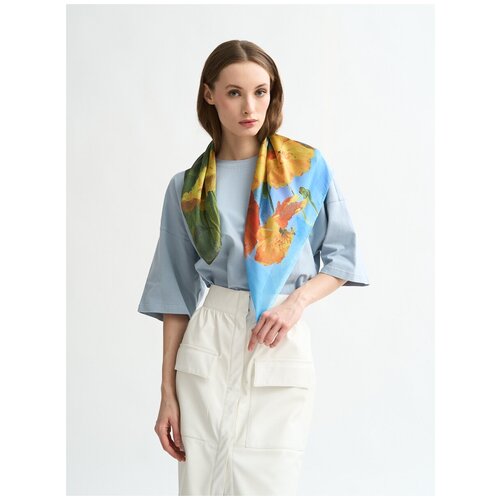 фото Платок 70x70см tantino, легкий, тантино, прозрачный на весну 2022