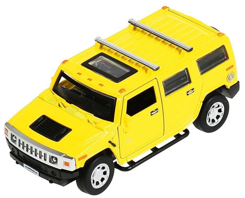 Модель машины Технопарк Hummer H2, жёлтая, инерционная НUМ2-12-YЕ