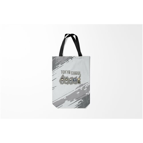 фото Сумка-шоппер / 31х42 см / аниме / токийский гуль персонажи токийского гуля burnettie