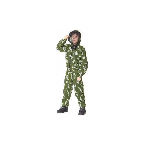 фото Маскхалат детский камуфляжный костюм березка с противоэнцефалитной сеткой р27 - ста-маскдет-сс27 (60-62/182-188) стайер текс