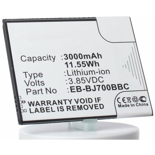Аккумулятор iBatt iB-B1-M881 3000mAh для Samsung EB-BJ700CBE, EB-BJ700BBC