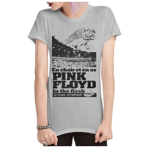 Футболка DreamShirts Pink Floyd - Пинк Флойд Женская Белая 3XL