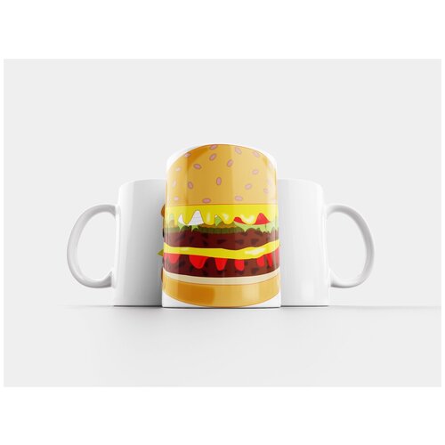 фото Кружка "гамбургер, еда, быстрое питание" 320 мл lotsprints