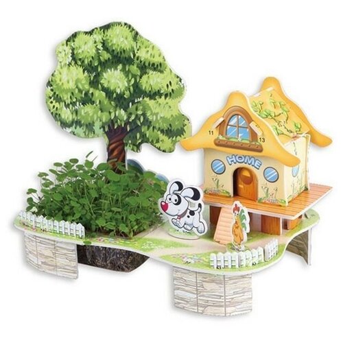 3 D пазлы из пенокартона дом-полная чаша ( 22 дет