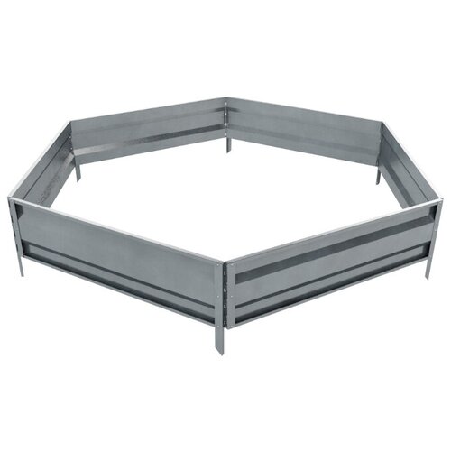 Клумба готовая для сада Delta-Park KM70 (высота 19 см.), серебристый