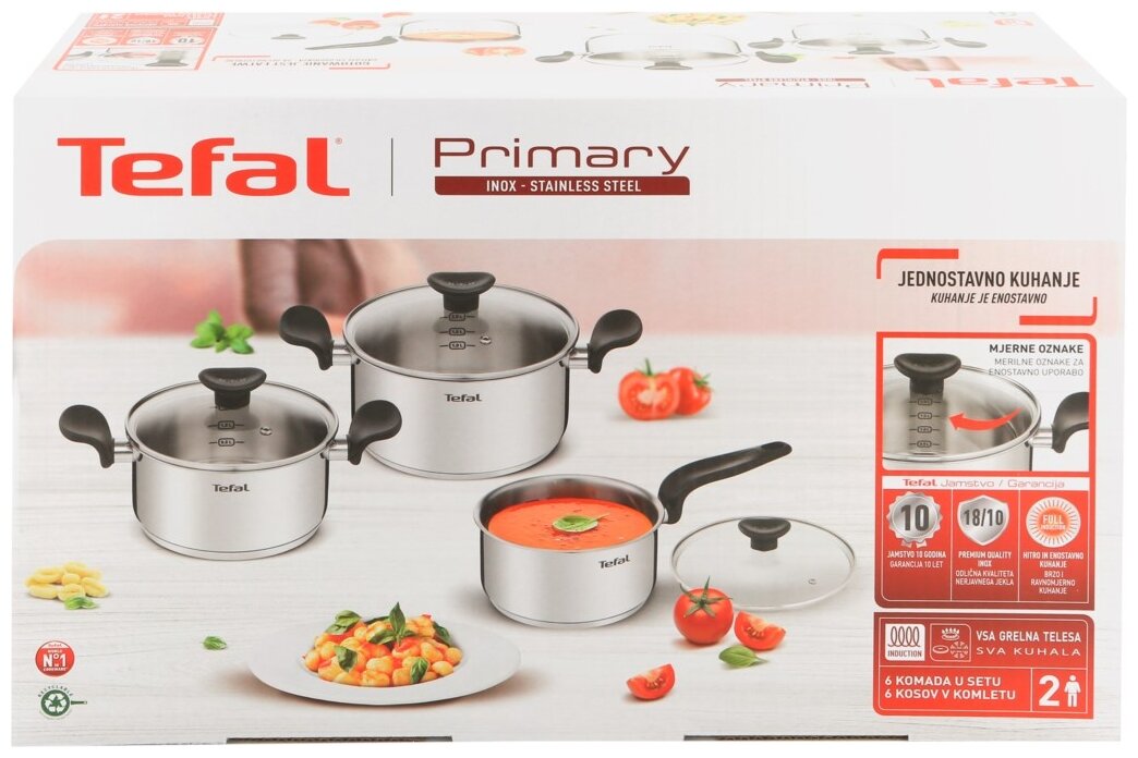 Набор посуды TEFAL E308S674, 6 предметов - фото №13