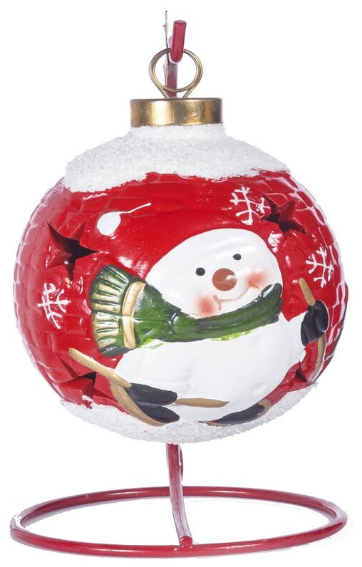 Рождественские декорации (Шар "Снеговик")