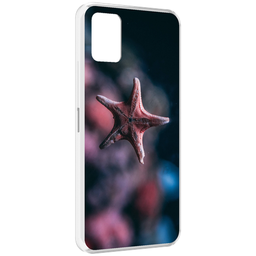 Чехол MyPads морская-звезда---starfish для Umidigi Power 5 задняя-панель-накладка-бампер чехол mypads морская звезда starfish для motorola moto e7 power задняя панель накладка бампер
