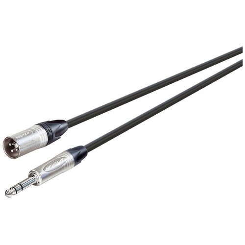 Кабель аудио 1xJack - 1xXLR Roxtone NMXJ240/6 6.0m neutrik np3x аудио разъем jack 6 35 мм