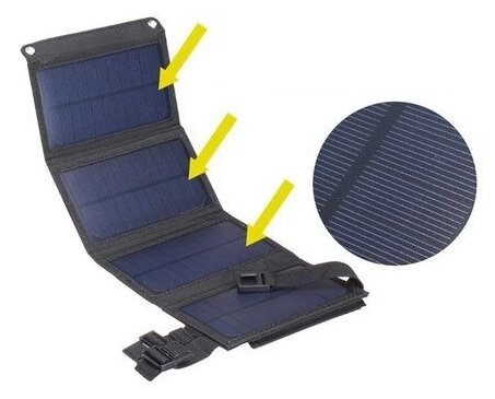 Солнечная панель для зарядки с USB выходом Aspect Solar Charger Panel 10W - фотография № 2