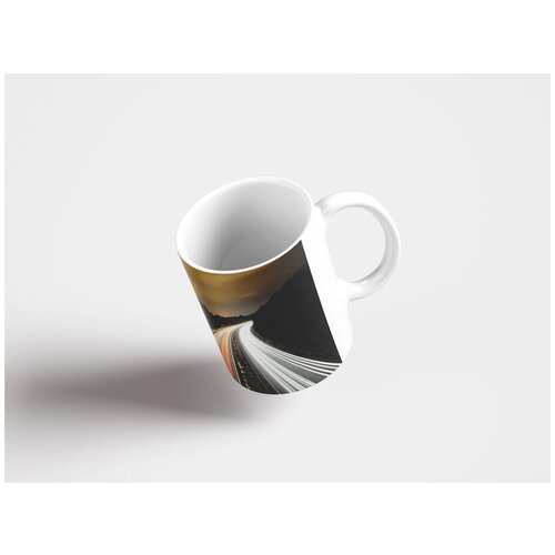 фото Кружка "легкие тропа, длительное воздействие, ночь 320 мл. белая" lotsprints