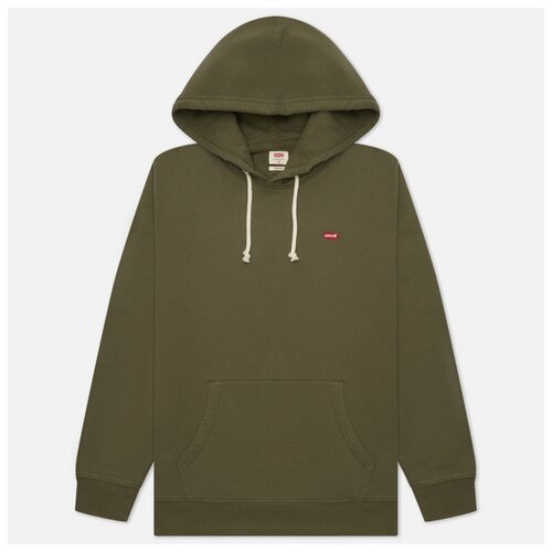фото Худи levi`s new original hoodie 34581-0013 мужское, цвет зелёный, размер xxl