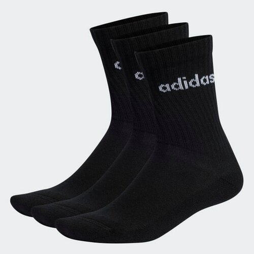 Носки adidas IC1301, 3 пары, размер M INT, черный носки adidas light nosh 3 пары размер m черный