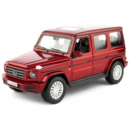 Maisto Машинка 2019 Mercedes-Benz G Class, 1:25 красная maisto 1 25 2019 mercedes benz g class highly detailed die cast precision model car model collection gift