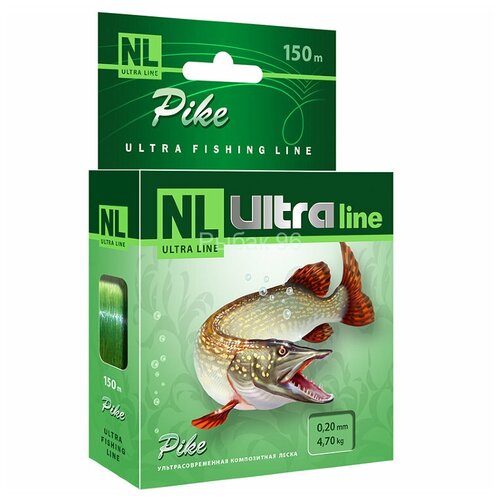 nl ultra pike Леска Aqua NL Ultra Pike щука 0.20 30м