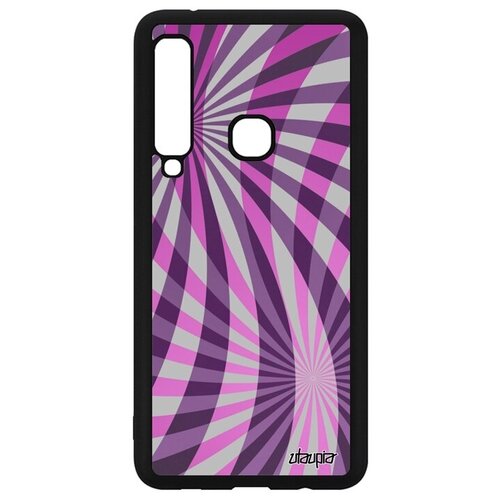 фото Противоударный чехол для мобильного // samsung galaxy a9 2018 // "спирали" линии дизайн, utaupia, фиолетовый