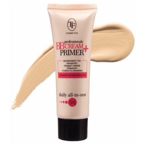 TF Увлажняющий крем-тон и основа под макияж, Professional BB CREAM+PRIMER, тон 01 