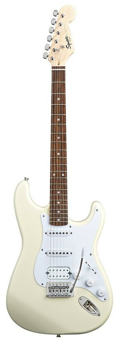 Гитара электро FENDER SQUIER BULLET TREM HSS AWT электрогитара, HSS, цвет белый TREMHSS/DNT-56150